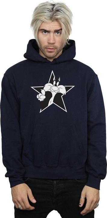 Produktbild Looney Tunes Sylvester Mono Star Kapuzenpullover (L)