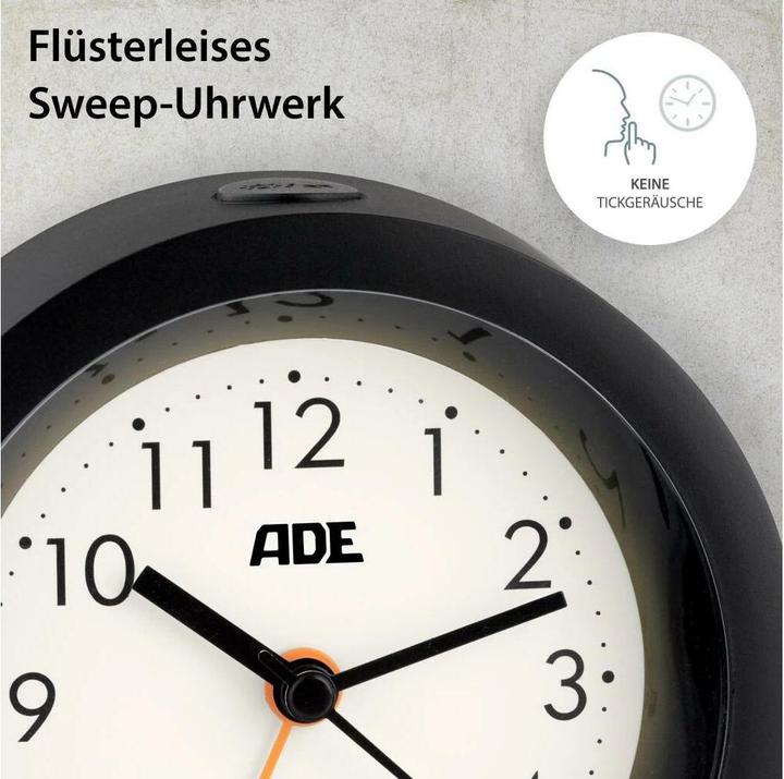 Actual product image ADE Analogue alarm clock with night light sensor