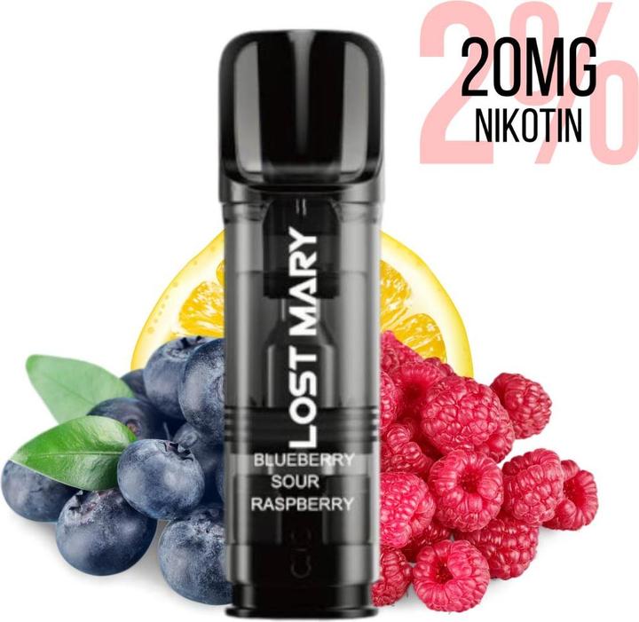 Actual product image Lost Mary Tappo (Bilberry, Raspberry)
