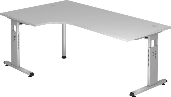 Produktbild MC MyTable O Schreibtisch mit Gestell Silber (200 x 120 x 65 cm)