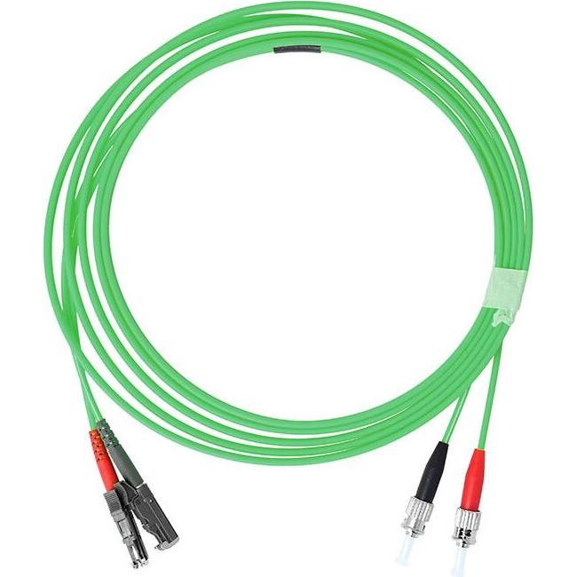 BlueOptics Duplex LWL Patchkabel ST-E2000 Multimode OM5 1 Meter (1 m), Netzwerkkabel