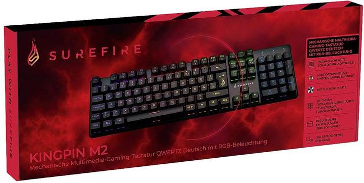 Actual product image SureFire Kingpin M2 Mech Keyboard (DE, Cable)