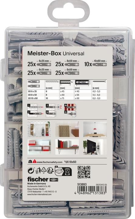 Produktbild Fischer Meister-Box Universal (110 Stk.)