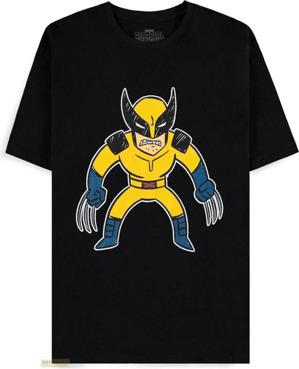 Immagine prodotto Difuzed Deadpool - Disegno di Wolverine per bambini - Maglietta a maniche corte da uomo - 2XL (XXL)