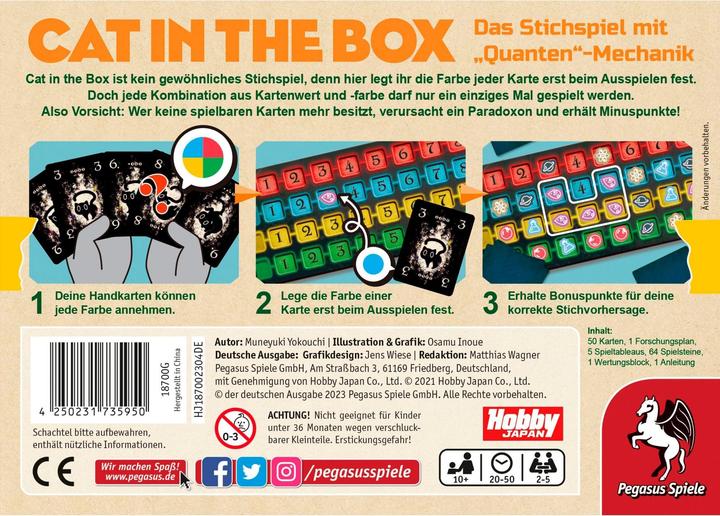Produktbild Pegasus Cat in the Box (Deutsch, 2 - 5 Spieler)