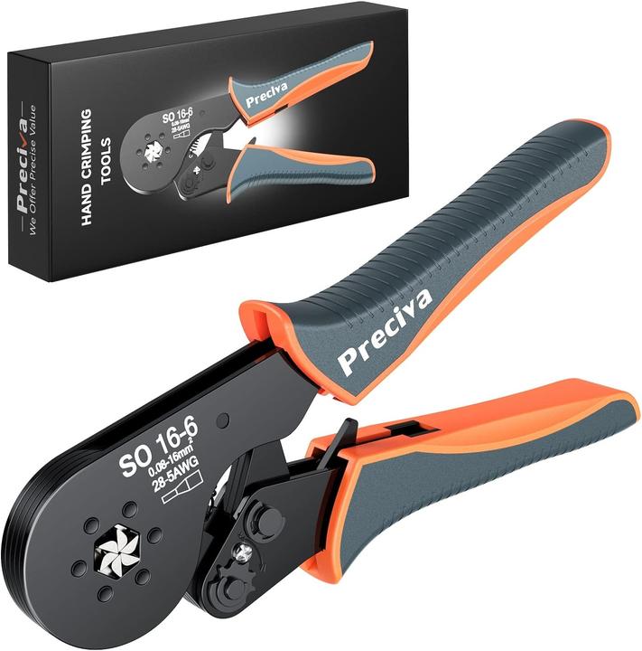 Actual product image Preciva Crimping pliers CP80001 (210 mm)