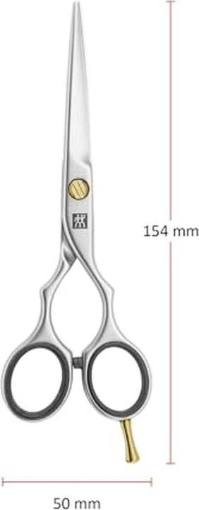Actual product image Zwilling 43626-141 TWINOX hair scissors with hook stainless 140mm (14 cm)