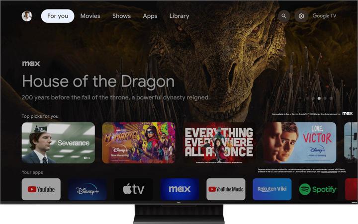 Produktbild TCL 55C809 (55", QLED, 4K, 2023)