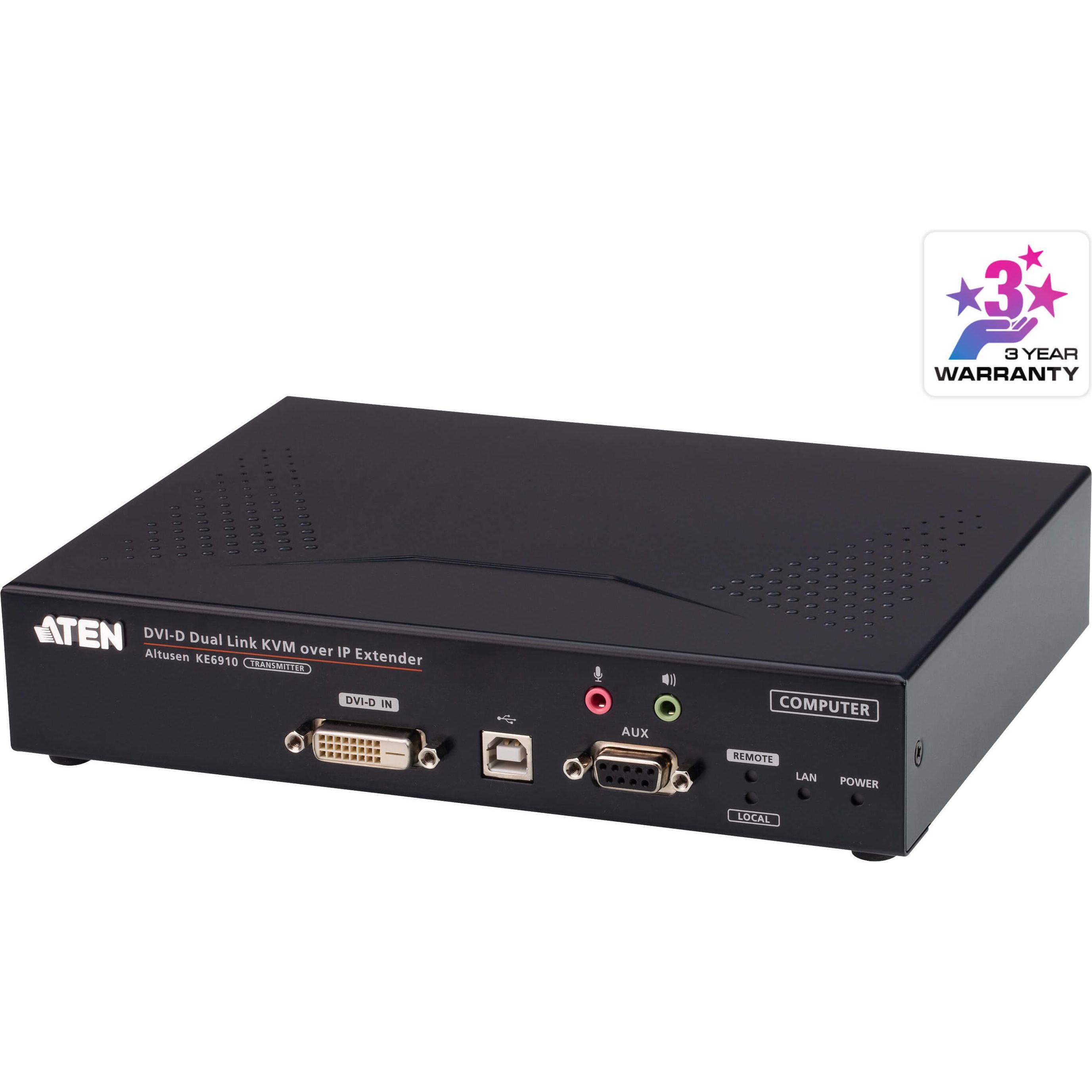 Aten Nero Estensore Kvm, Dvi, Switch Kvm,