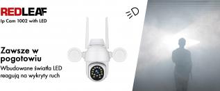 Image du produit Redleaf Caméra IP Cam 1002 z lampą LED (1920 x 1080 Pixels)