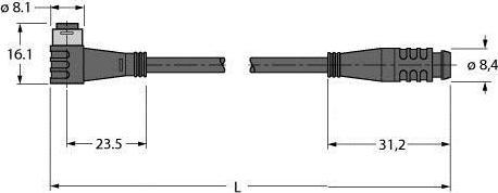 Produktbild Turck Aktuator- (2 m)