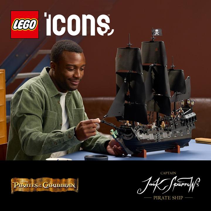 Image du produit LEGO Le bateau pirate du capitaine Jack Sparrow (10365, LEGO Icons)