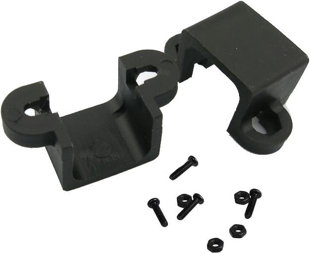 Produktbild OEM Micro Metal Gearmotor Bracket Extended Schwarz (Schrauben)