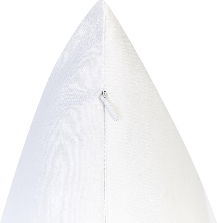 Produktbild Beliani Dekokissen Samt Weiss Tiermotiv 45 x 45 cm 2er Set MARULA (45 x 45 cm)