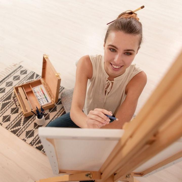 Actual product image Relaxdays Art Case