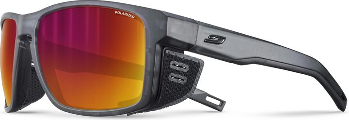 Immagine prodotto Julbo Shield Spectron 3 occhiali sportivi polarizzati (nero-giallo traslucido opaco, Grigio)