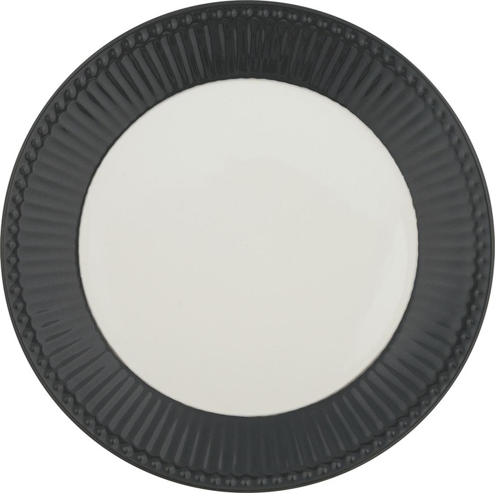 Produktbild Greengate Alice Frühstücksteller dark grey 23 cm (1 x)