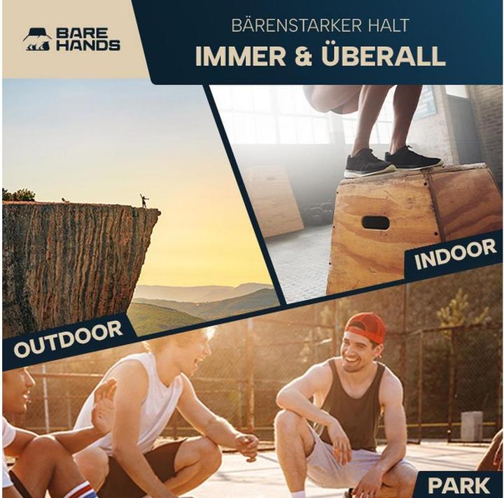 Immagine prodotto Bare Hands Impugnature per push-up in legno per il calisthenics