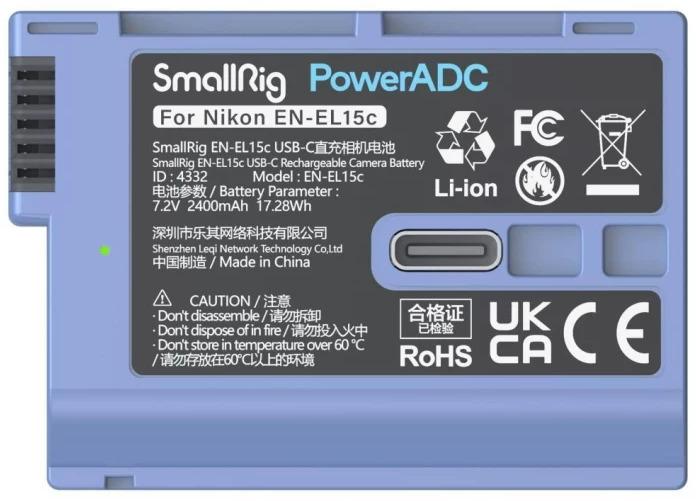 Image du produit SmallRig EN-EL15c (Batterie de l'appareil photo)