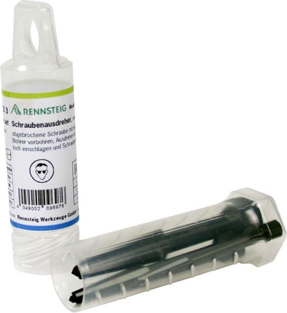 Rennsteig Set di estrattori di viti a 2 lamelle 3 pz.