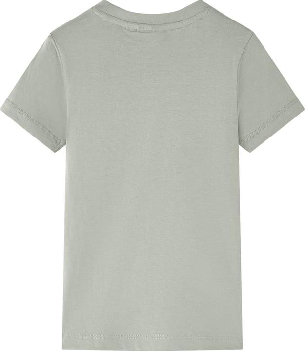 Actual product image vidaXL Children's T-shirt light khaki 92,Material: 100 (92)