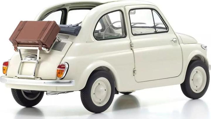 Produktbild Kyosho Fiat Nuova 500 Ivory Accessories Version 1:18