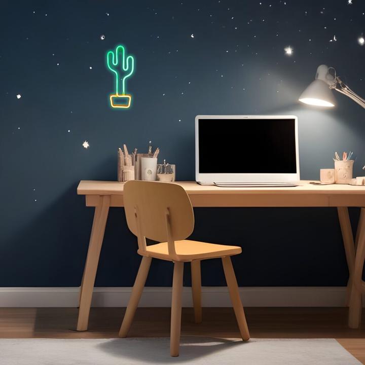 Image du produit Manta SNL07GN Style Neon Lights CACTUS Green/Yellow (Vert, 14 cm)