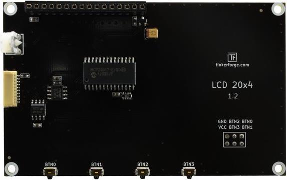 Image du produit Tinkerforge LCD 20x4 Bricklet 1.2