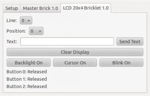 Image du produit Tinkerforge LCD 20x4 Bricklet 1.2