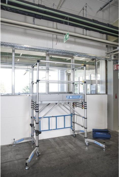 Actual product image Zarges Faltbares Teleskop-Gerüst Teletower (Scaffolding, 140 cm)
