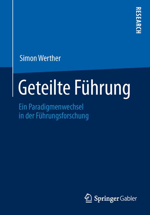 Produktbild Geteilte Führung (Deutsch, Simon Werther, 2013)