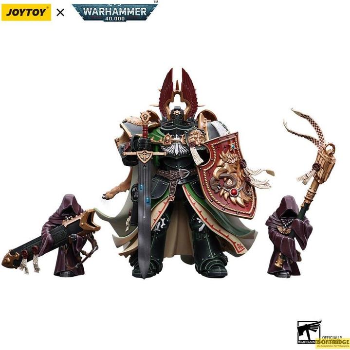 Actual product image Joy Toy Warhammer 40k Action Figure 1/18 Dark Angels Primarch Lion El' Jonson 18 cm