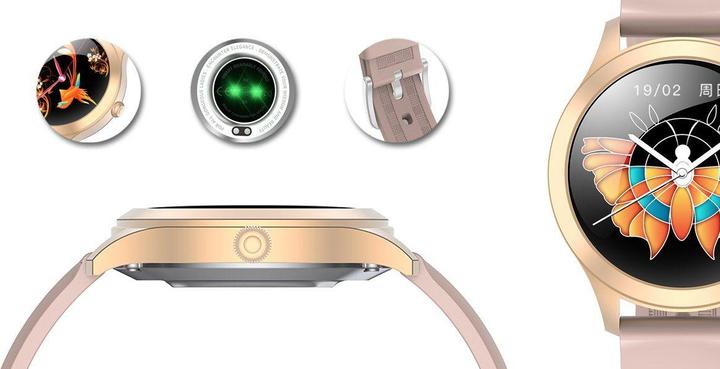 Immagine prodotto Gino Rossi Damen-SMARTWATCH G.Rossi SW014G-3 Roségold, Silikonarmband