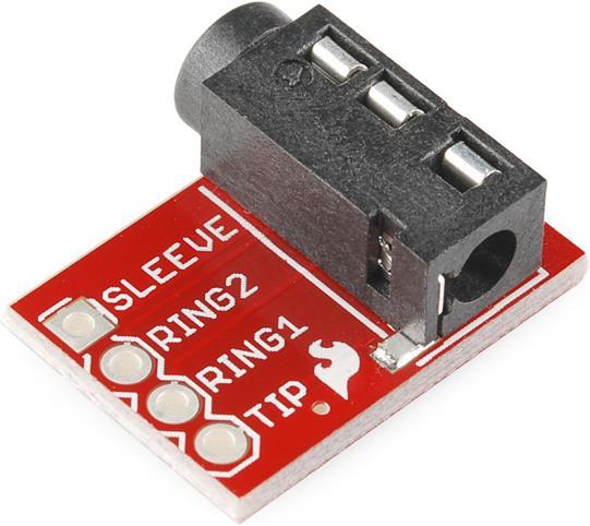 Image du produit SparkFun Prise jack 3,5 mm Breakout (TRRS)