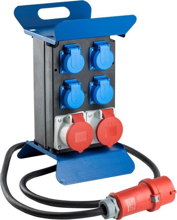 Produktbild As - Schwabe Mobiler CEE Stromverteiler (6 x, CEE 7/3, CEE)