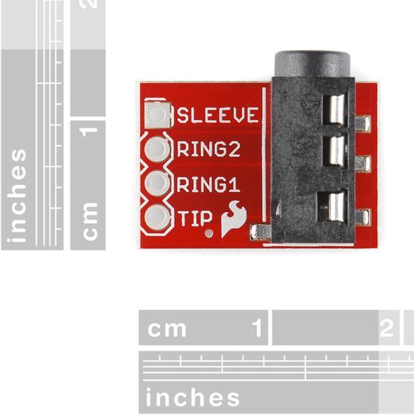 Image du produit SparkFun Prise jack 3,5 mm Breakout (TRRS)