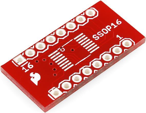 SparkFun Adaptateur SSOP vers DIP 16 broches