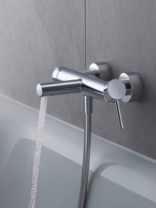 Immagine prodotto Duravit Miscelatore monocomando per vasca Circle, sporgenza 185 mm, esterno, cromo, CE5230000010