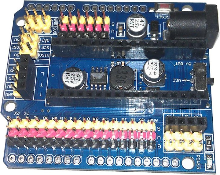 Actual product image Deek-Robot DK Micro Sensor Shield V1.0 (Shield)