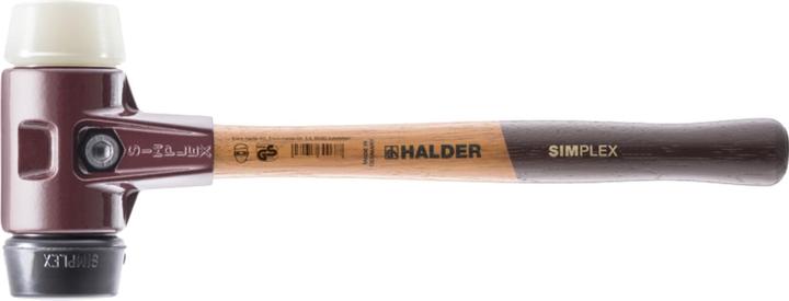 Image du produit Halder Marteau de protection SIMPLEX 60 GUMMIK./NYLON TE SIMPLE (1520 g)