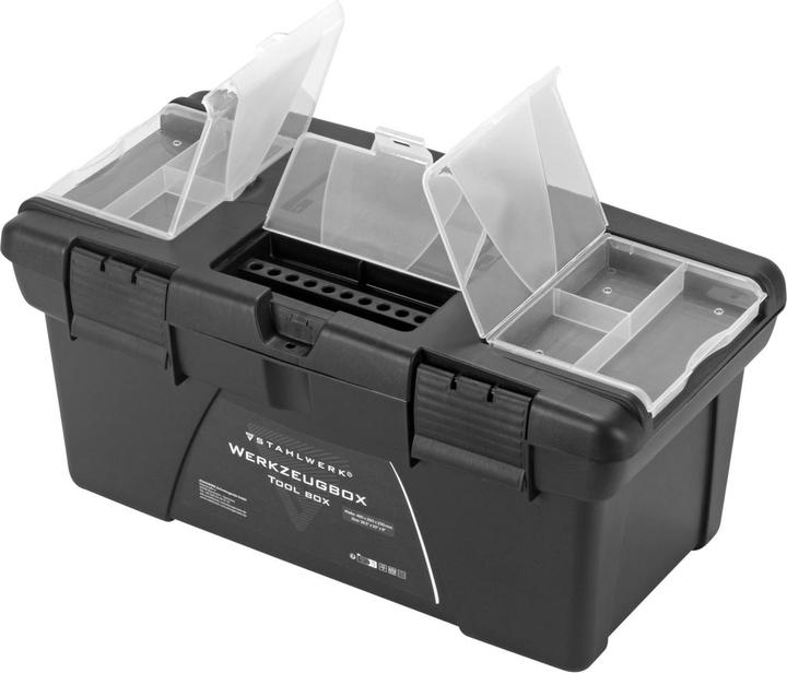Produktbild Stahlwerk Toolbox Set mit 5 leeren Werkzeugkisten Modul-System Werkzeugkasten (5 Teile)