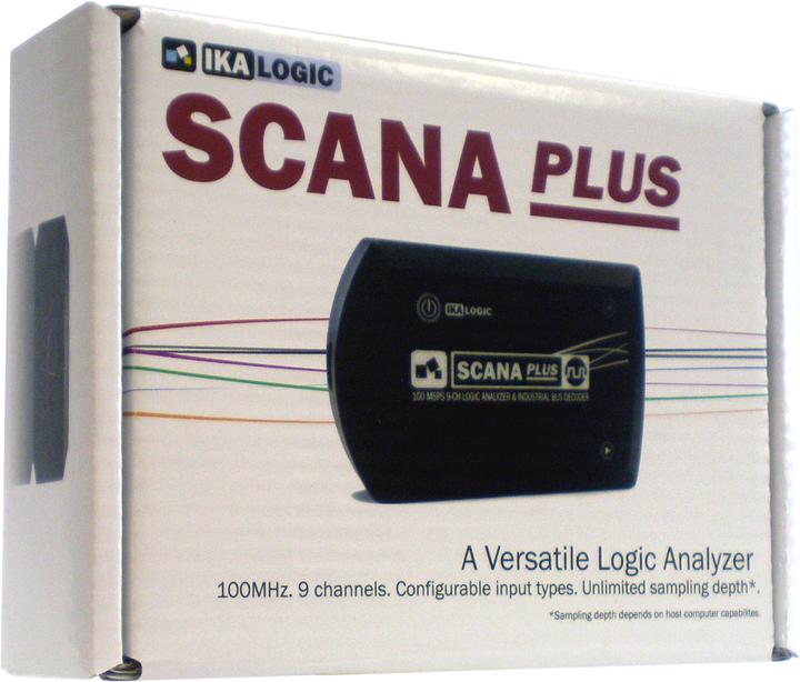 Actual product image Ikalogic ScanaPLUS: 9-Channels 100MHz Logic Analyser