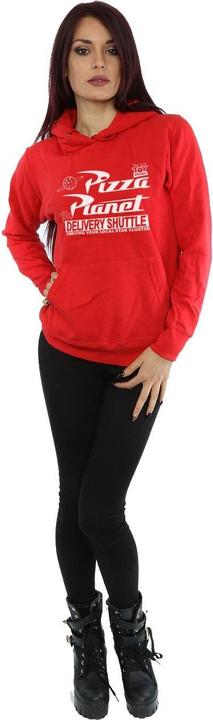 Immagine prodotto Disney Toy Story Pizza Planet Logo Felpa con Cappuccio Donna (M)