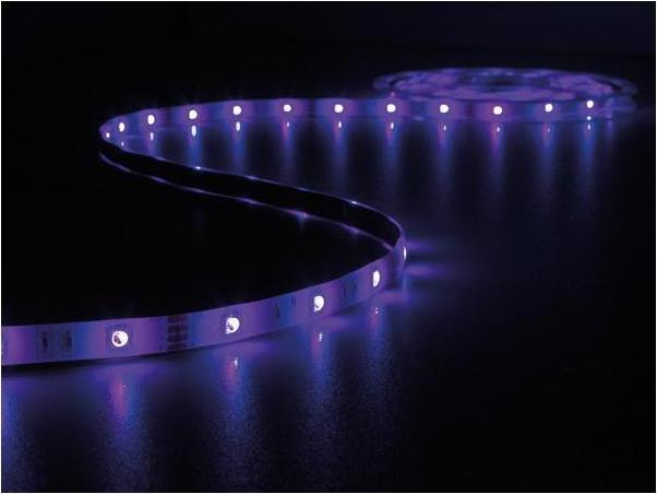 Actual product image LED Strips Consumer KIT WITH SOUND-CONTROLLED FLEXIBLE LED STRIP, CONTROLLER AND POWER SUPPLY - RGB - 150 LEDs - 5 m... (RGB, 500 cm, Indoor)