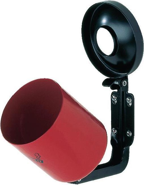 Immagine prodotto TKG Posacenere di sicurezza da parete in grafite h.100xd.90mm w.dispositivo di ribaltamento con