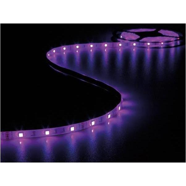 LED Strips Consumer, Striscia LED, SET CON STRISCIA LED FLESSIBILE, CONTROLLER E ALIMENTAZIONE - RGB - 150 LED - 5 m - 12 VDC (RGB, 500 cm, Interno)