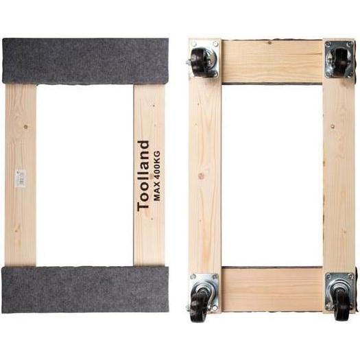 Thumbnail - Velleman, Transportwagen, TRANSPORT-ROLLER - RECHTECKIG - 760 x 460 mm - MAX. TRAGKRAFT 400 kg (400 kg)