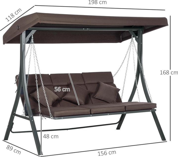 Immagine prodotto Outsunny L'altalena di Hollywood