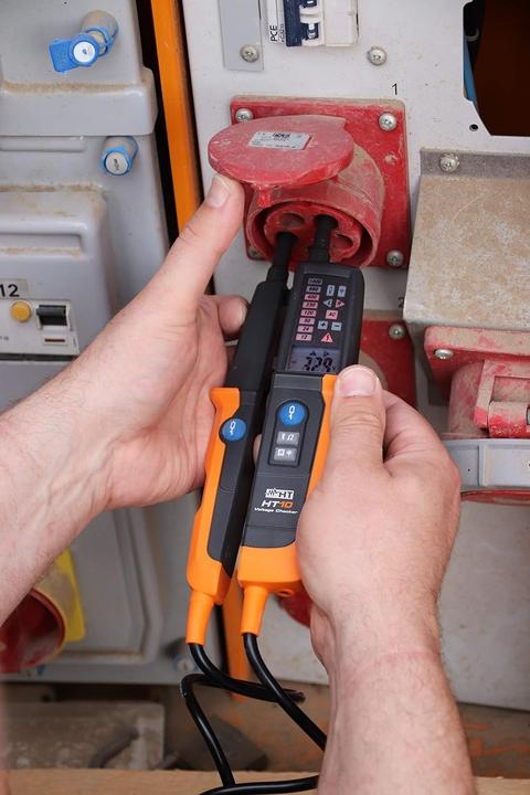 Produktbild HT Instruments Zweipoliger Spannungsprüfer HT10 (Messleitung)