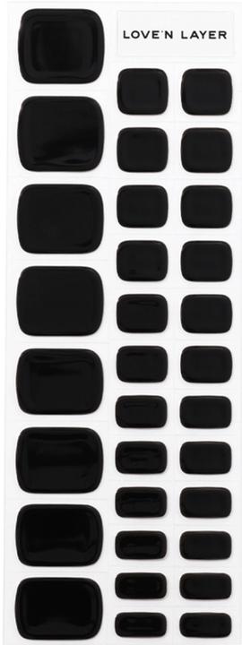 Produktbild Love'n Layer - Solid Toe Night Black (Nagellackentferner, Black)